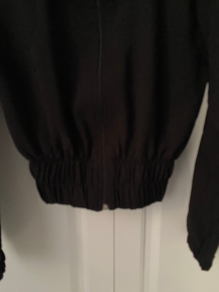 Kemerli Siyah Kadın Ceket - Görsel 3