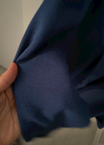 Mavi Uzun Kollu Kadın Ceket - Görsel 6