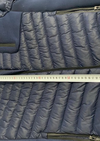 Erkek Lacivert Fermuarlı Spor Mont - Görsel 5