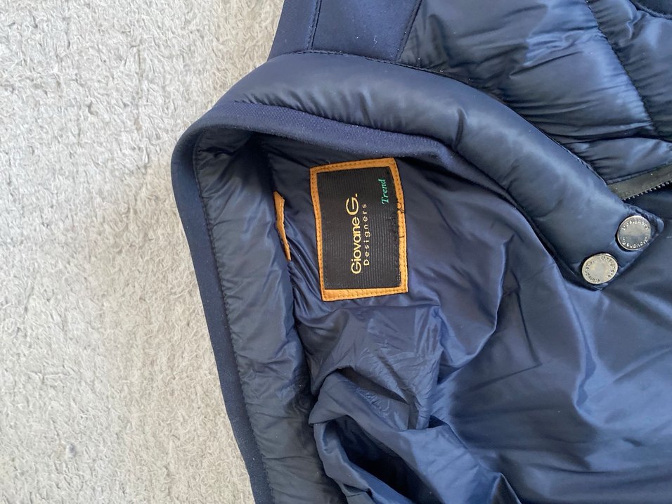 Erkek Lacivert Fermuarlı Spor Mont - Görsel 3