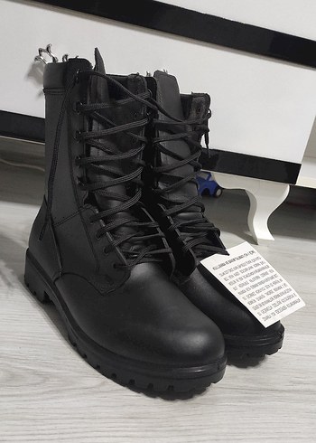 YDS SIFIR Siyah Kamuflaj Lastik Erkek Bot - Görsel 3