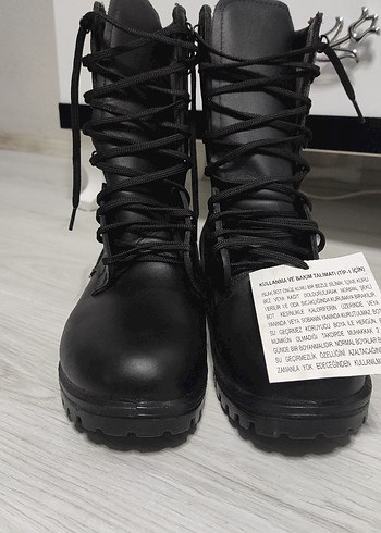 YDS SIFIR Siyah Kamuflaj Lastik Erkek Bot - Görsel 2