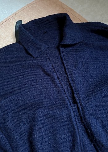 Uzun Kollu Lacivert Triko takım - Görsel 2