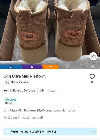 Kahverengi Süet Kadın Botları - Görsel 5