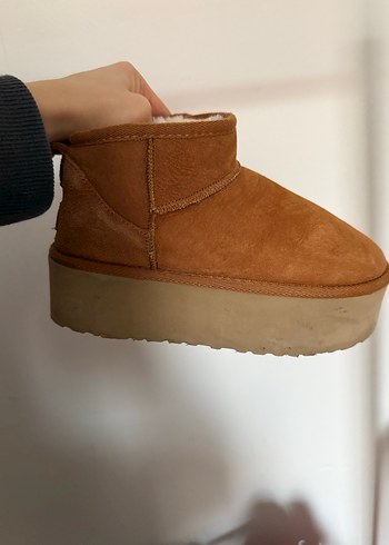 Kahverengi Süet Kadın Botları - Görsel 2