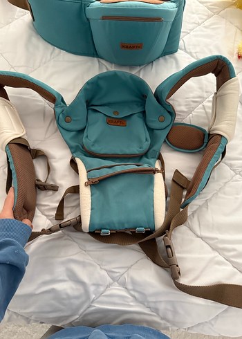 Kraft Hold 8 in 1 Turkuaz Bebek Kanguru - Görsel 3