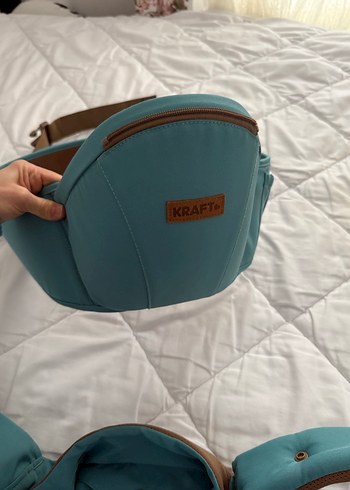 Kraft Hold 8 in 1 Turkuaz Bebek Kanguru - Görsel 4