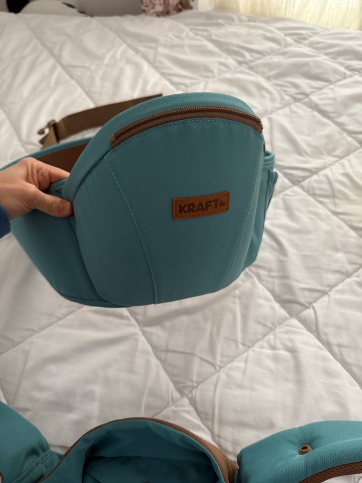Kraft Hold 8 in 1 Turkuaz Bebek Kanguru - Görsel 4