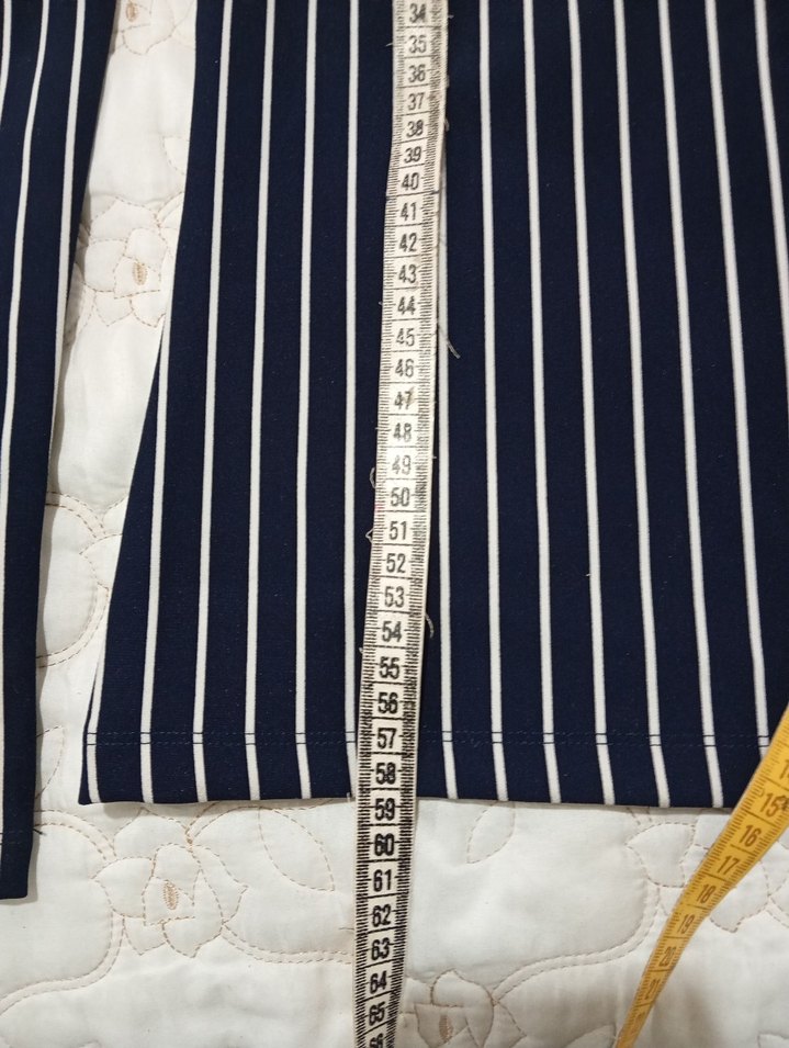 Uzun Kollu Çizgili Kadın Bluz - Görsel 4