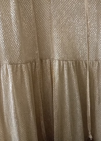 altın rengi elbise - Görsel 4