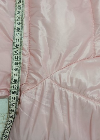 Düğmeli Pembe Kadın Midi Mont - Görsel 7