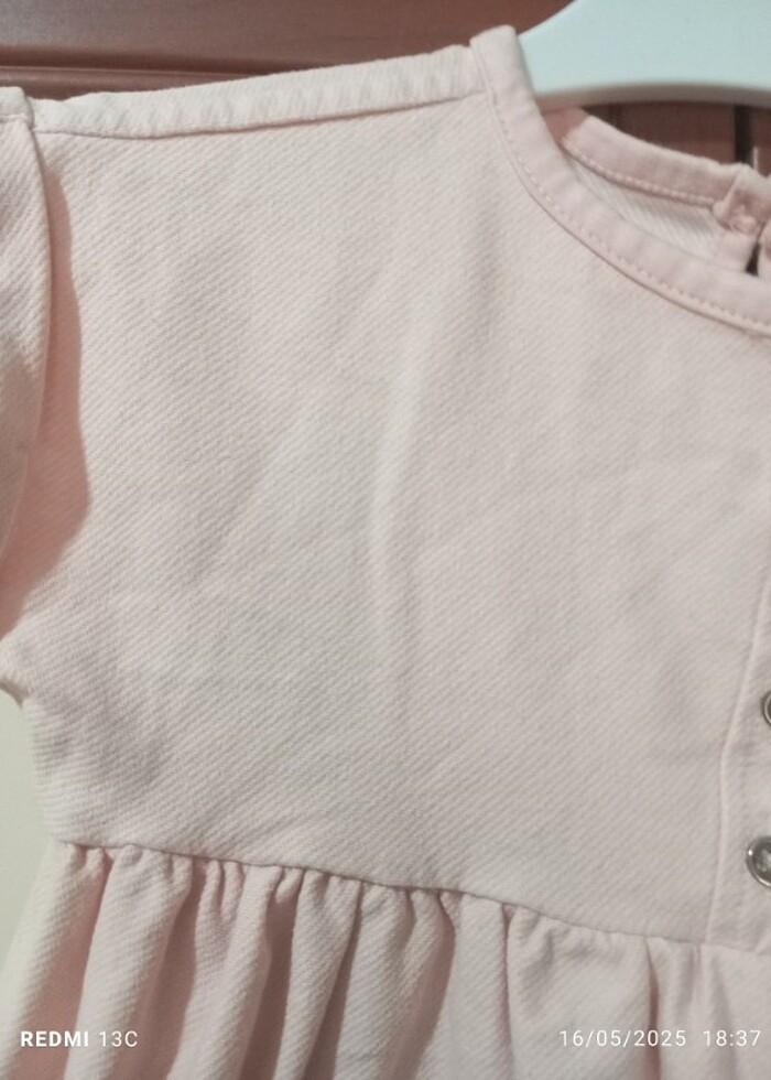 Kuş çocuk yazlık elibise - Görsel 3