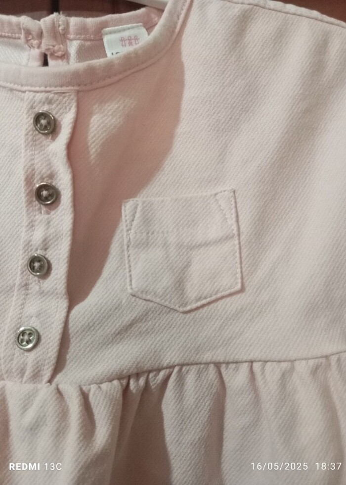 Kuş çocuk yazlık elibise - Görsel 4