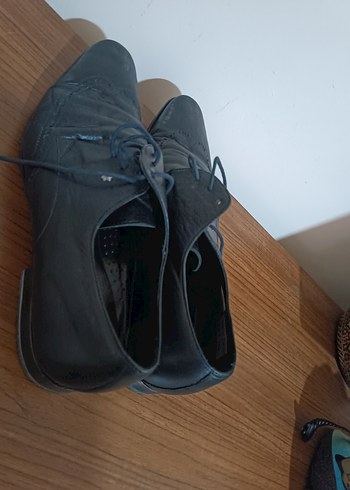 Erkek Siyah Kemerli Klasik Deri Ayakkabı - Görsel 5