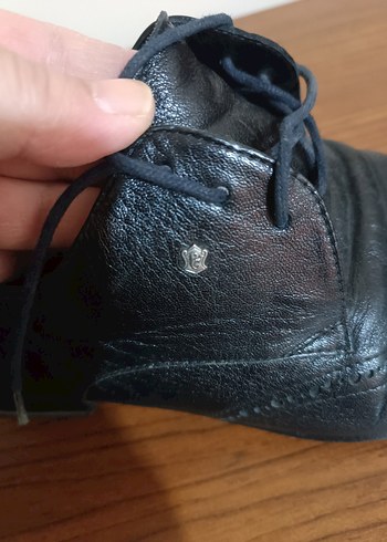 Erkek Siyah Kemerli Klasik Deri Ayakkabı - Görsel 3