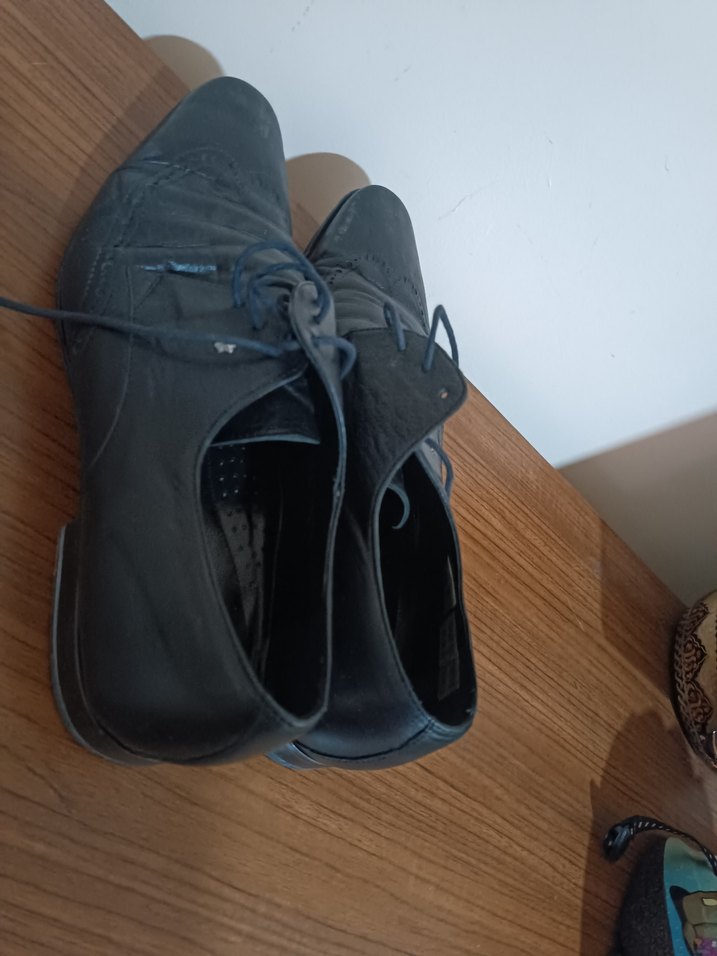 Erkek Siyah Kemerli Klasik Deri Ayakkabı - Görsel 5