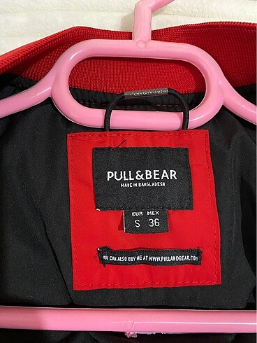 Pull and Bear Pul bear kırmızı mont