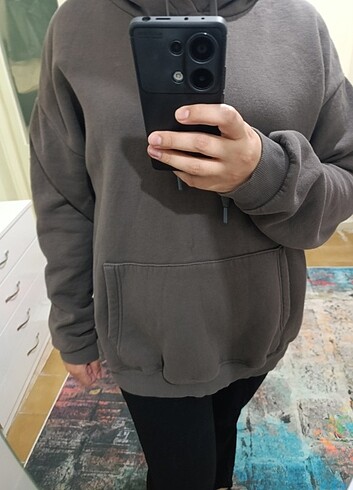 diğer Beden Kahverengi Sweatshirt