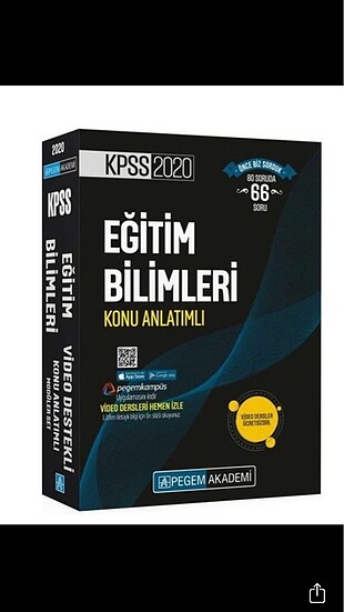Pegem 2020 eğitim bilimleri konu anlatım seti
