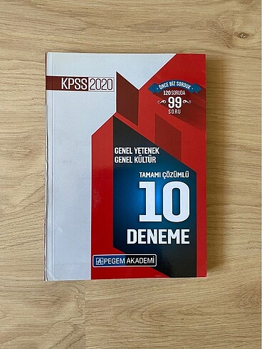 KPSS PEGEM Genel Kültür Genel Yetenek 10 deneme