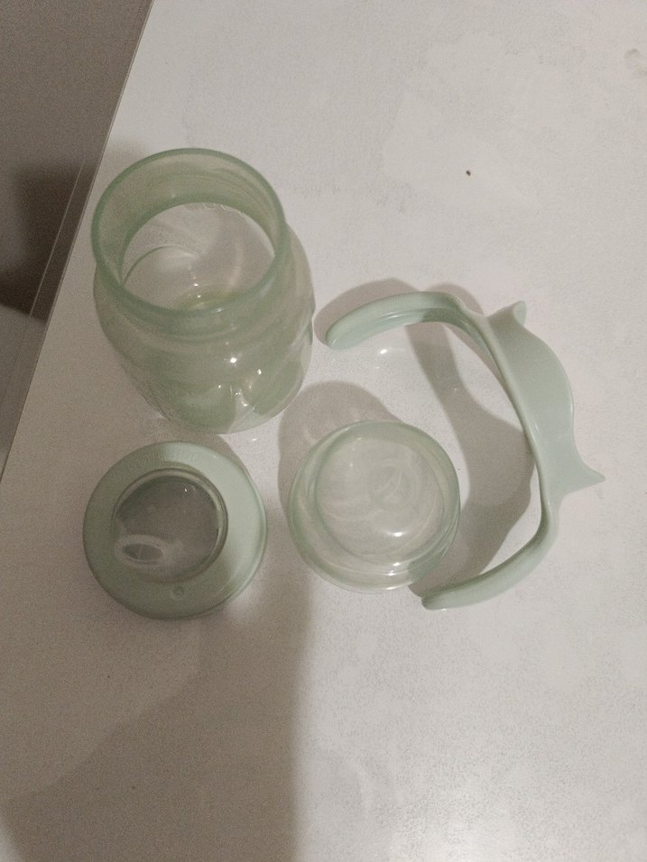 Pastel Beyaz Bebek Biberonu - Görsel 2