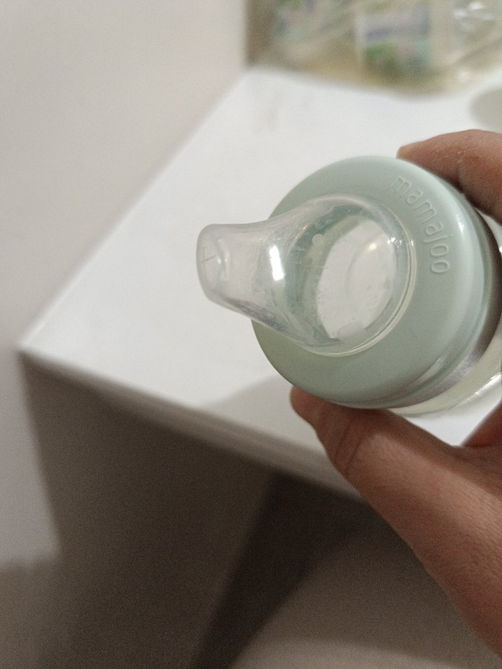 Pastel Beyaz Bebek Biberonu - Görsel 3