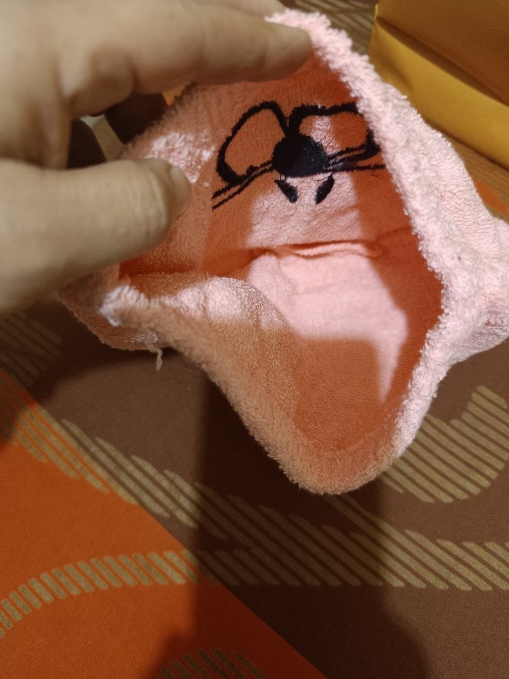 Pembe Kedi Desenli Yumuşak Havlu - Görsel 4