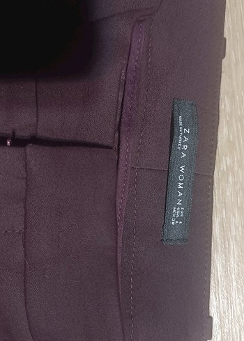 Regular Fit Kadın Kumaş Pantolon orjinal zara - Görsel 7