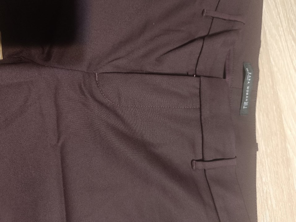 Regular Fit Kadın Kumaş Pantolon orjinal zara - Görsel 3