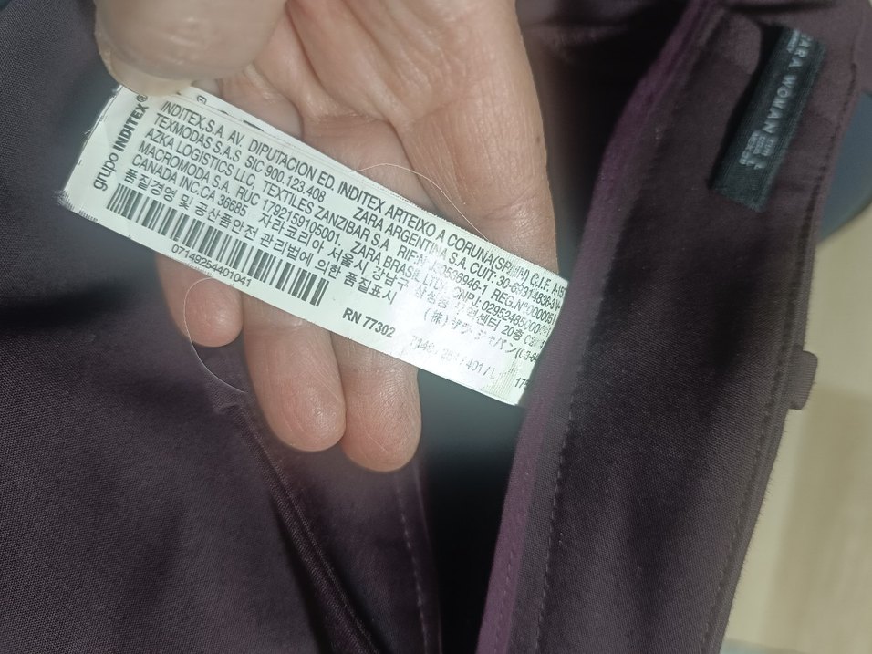 Regular Fit Kadın Kumaş Pantolon orjinal zara - Görsel 4