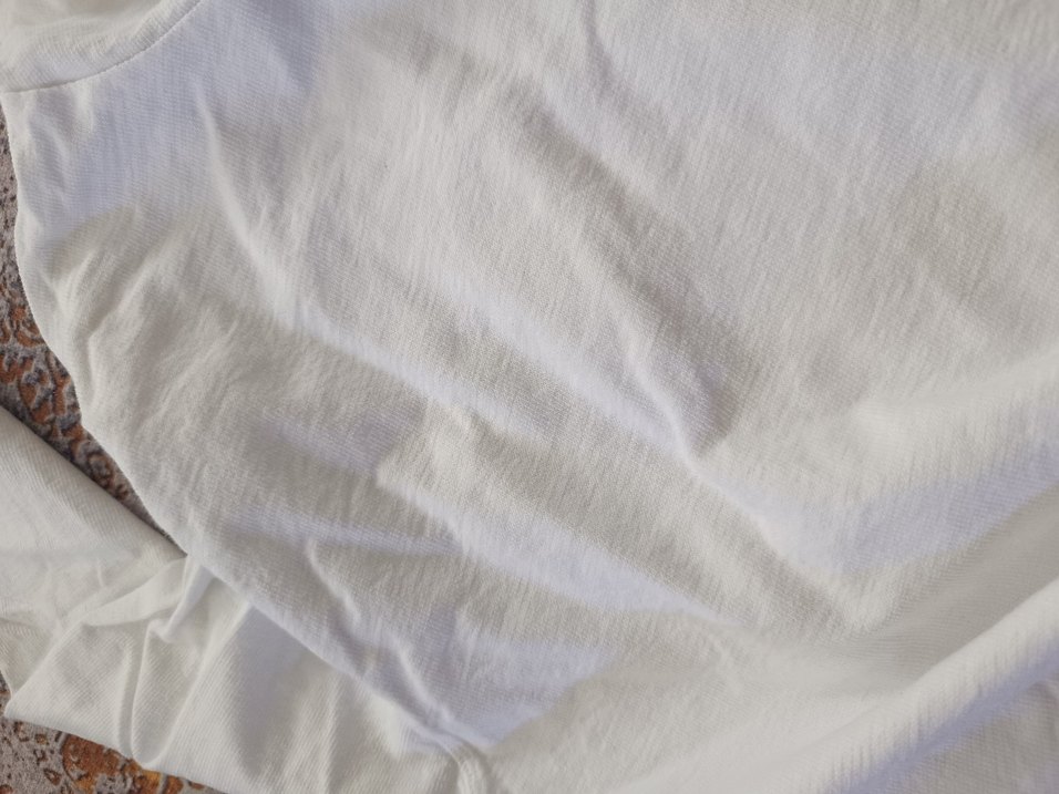 Beyaz Kapüşonlu Uzun Kollu Sweatshirt - Görsel 5