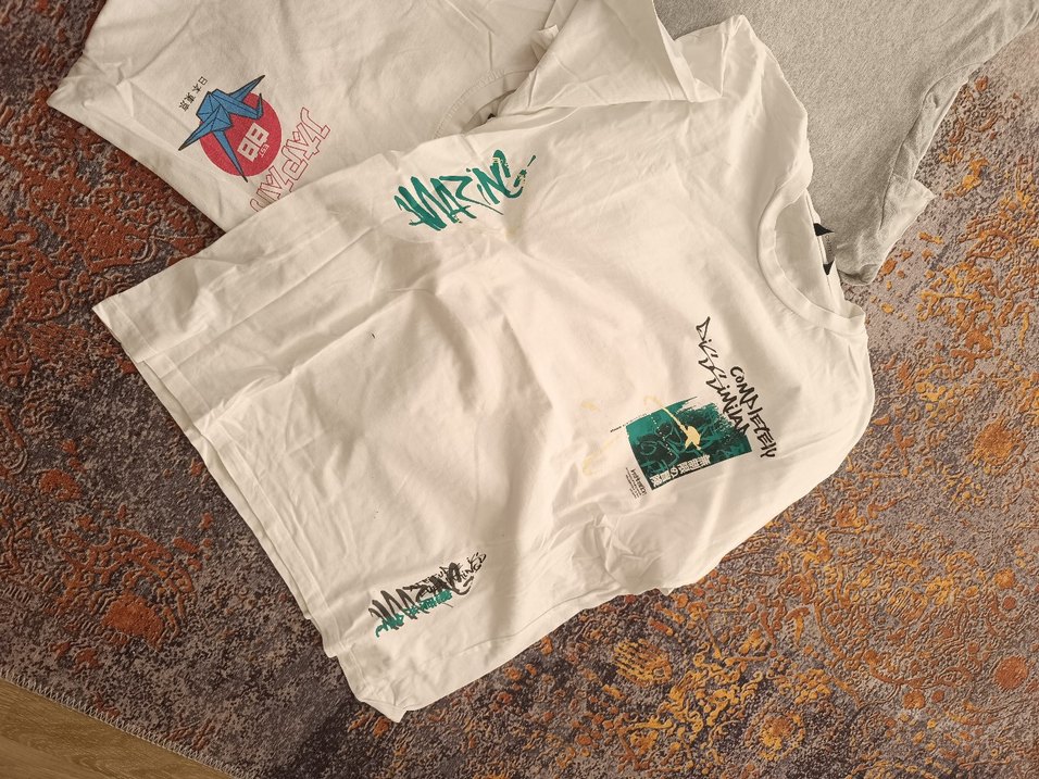 erkek  Baskılı Pamuklu Tişört - Görsel 2