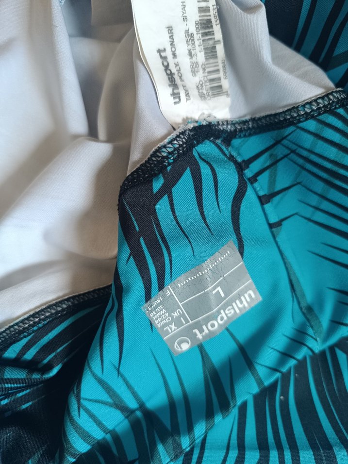 Turkuaz Baskılı iki adet tayt - Görsel 5