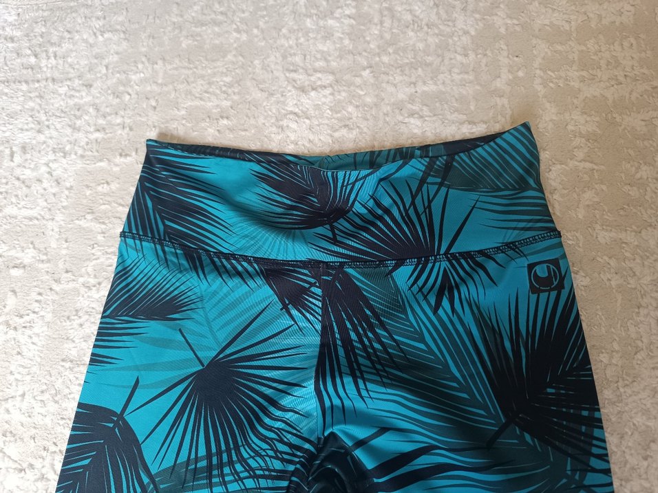 Turkuaz Baskılı iki adet tayt - Görsel 4