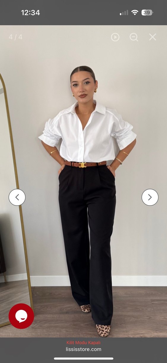 Beyaz Poplin Gömlek - Görsel 2