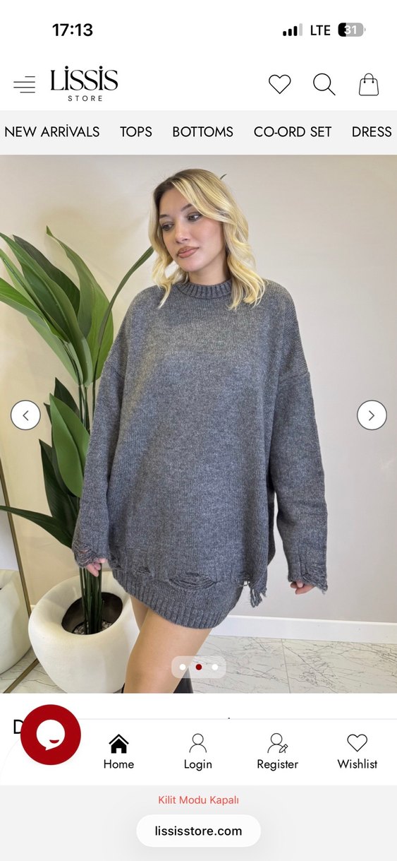 Gri Kazak Etek Takım - Görsel 2