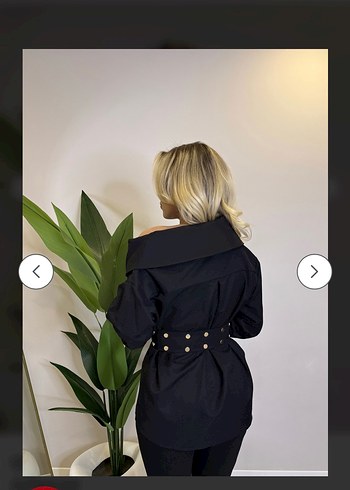 Gold Kemer Detaylı Tasarım Gömlek - Görsel 3