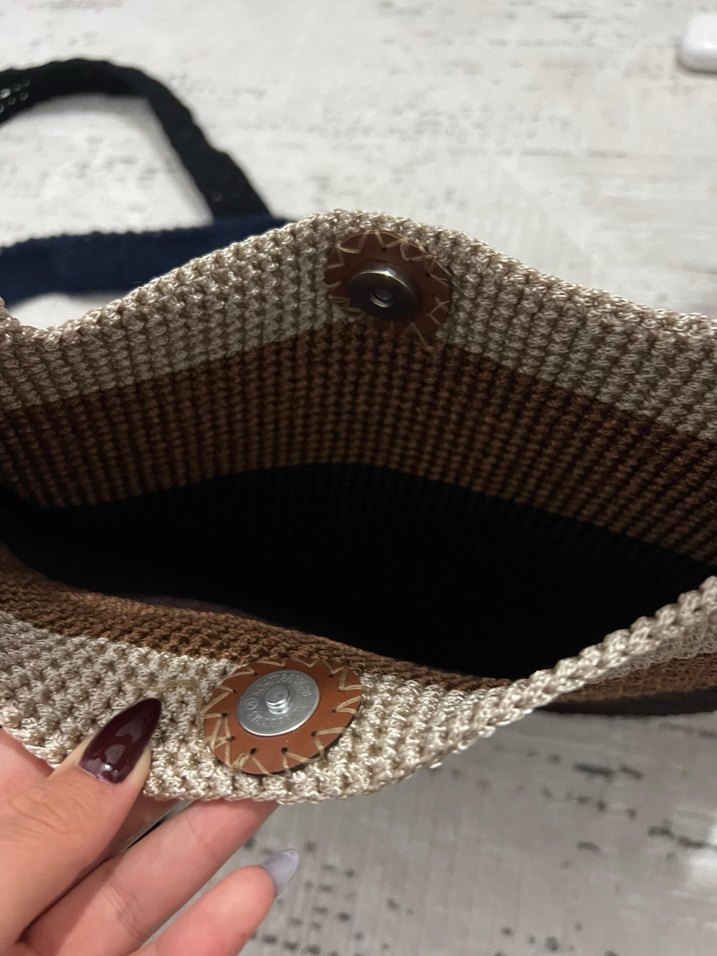 Örgü Bohem Kadın Çanta - Görsel 2