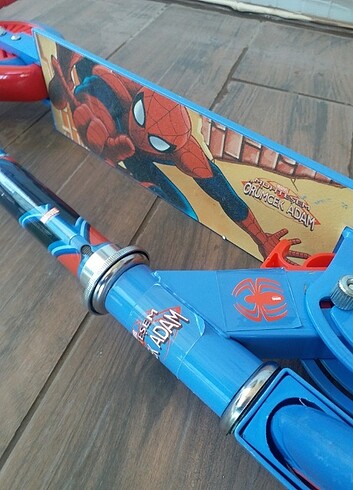 Beden scooter scoter bisiklet örümcek adam