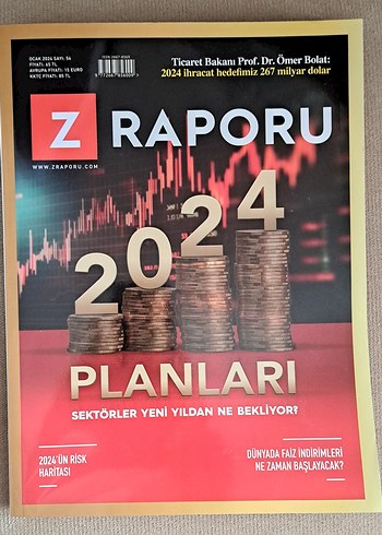 Z Raporu Dergisi 2024 Planları Ocak 2024 Sayı 56