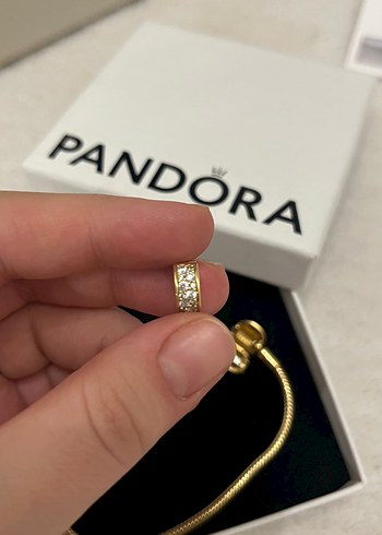Pandora altın kaplama charm
