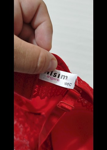 diğer Beden Kırmızı Modern Klasik Sütyen ve Külot Takımı