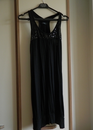 Vero Moda(Only) Siyah Pullu Elbise