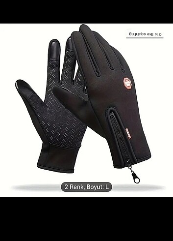 Bisiklet ve Motosiklet Sürüşü için Kış Eldivenleri - Sıcak,su ,R - Görsel 7