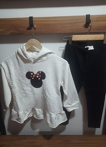 4 Yaş Beden Zara minnie mouse takım 