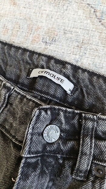 Armalife Gri Yırtık Jean