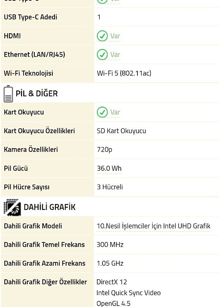 CASPER NIRVANA X500 LAPTOP - Görsel 5