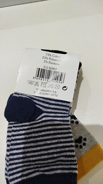 5-li bebek çorap - Görsel 3