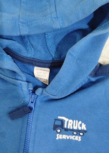 LC Waikiki Kapüşonlu Fermuarlı Erkek Çocuk Sweatshirt