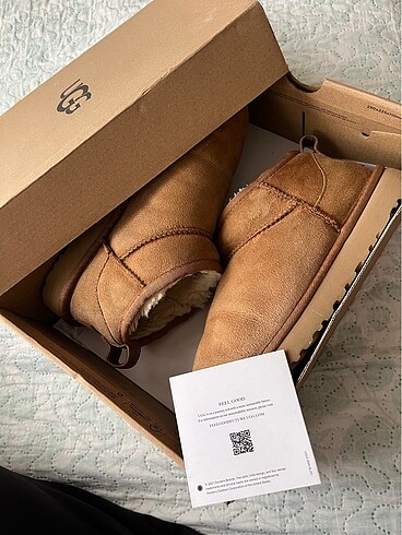 Ugg ultra mini taba rengi orjinal